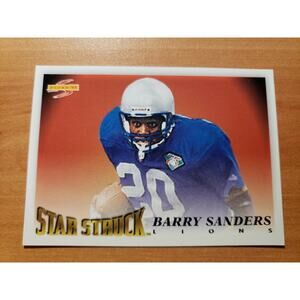 Barry Sanders 1995 Score #208 - Star Struck - NFL - Fresh Pull